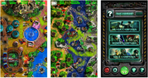 Grave Defence android app for tablet