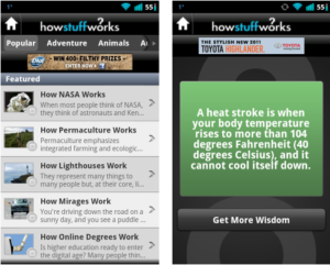 How stuff works best android app