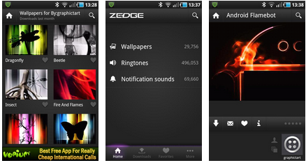 Zedge Android Ringtones &amp; Zedge Android Wallpapers