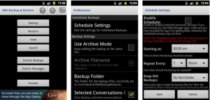 SMS backup restore android app SMS backup restore android app