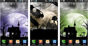 midnight halloween android wallpaper