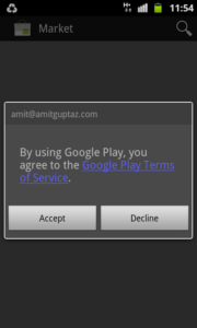 Google android market is now google play