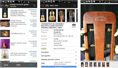 ebay android shopping application