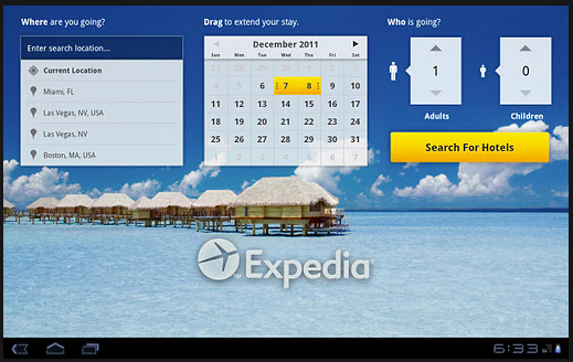 expedia android application
