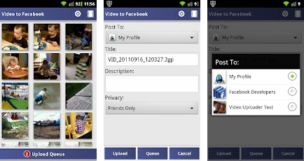 facebook video android application