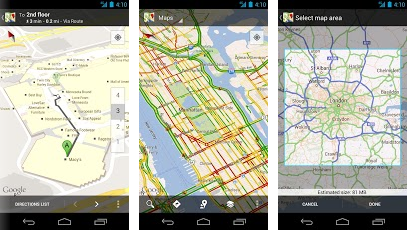 google maps for android