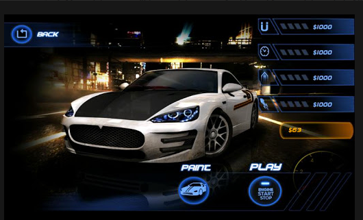 Speed racing App for android