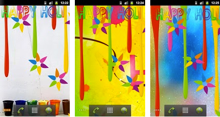 holi live wallpaper